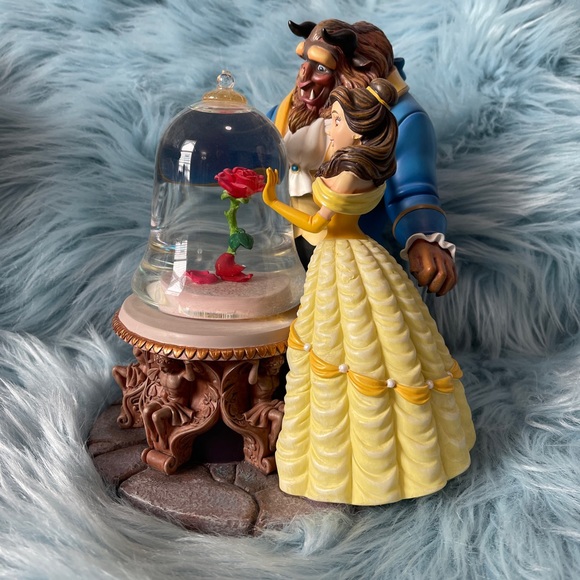 Vintage Disney Beauty and the Beast Musical Water Globe - Picture 4 of 7